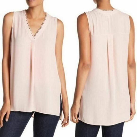 Dr2 Daniel Rain Loop Trim Tunic Tank Top - Picture 1 of 6